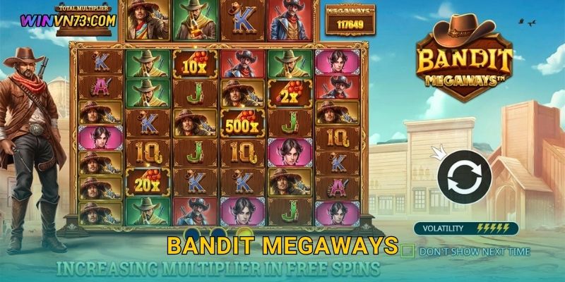 Bandit Megaways phiêu lưu cao bồi tại WINVN