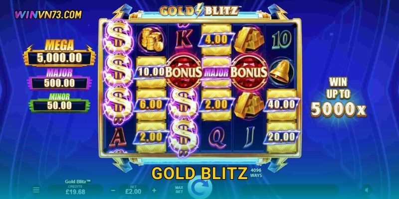 Gold Blitz kho báu vàng rực rỡ tại WINVN
